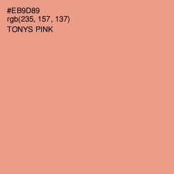#EB9D89 - Tonys Pink Color Image